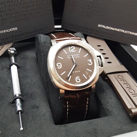 panerai luminor base 8 days titanio|Panerai Luminor Base 8 Days .